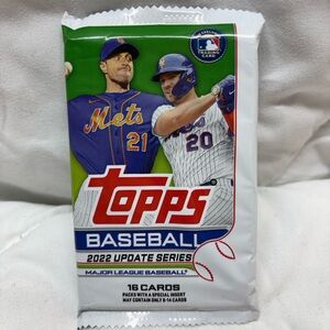 New Topps MLB Baseball 2022 Update Series Cards - 16 cards unopened
